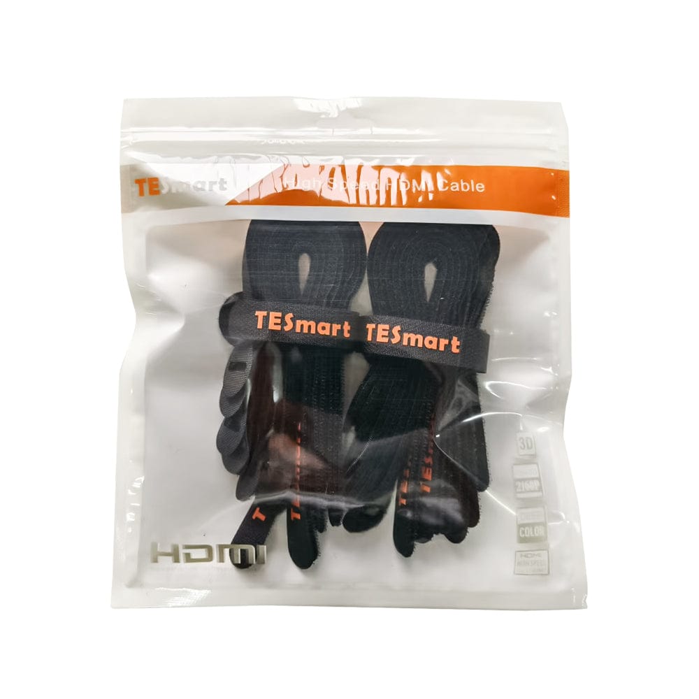 TESmart TEG01 TESmart Accessoriess Reusable Hook &amp; Loop Cable Ties 20-Pack - 15x250mm All-Purpose Wire Management Reusable Hook &amp; Loop Cable Ties 20-Pack - 15x250mm All-Purpose Wire Management
