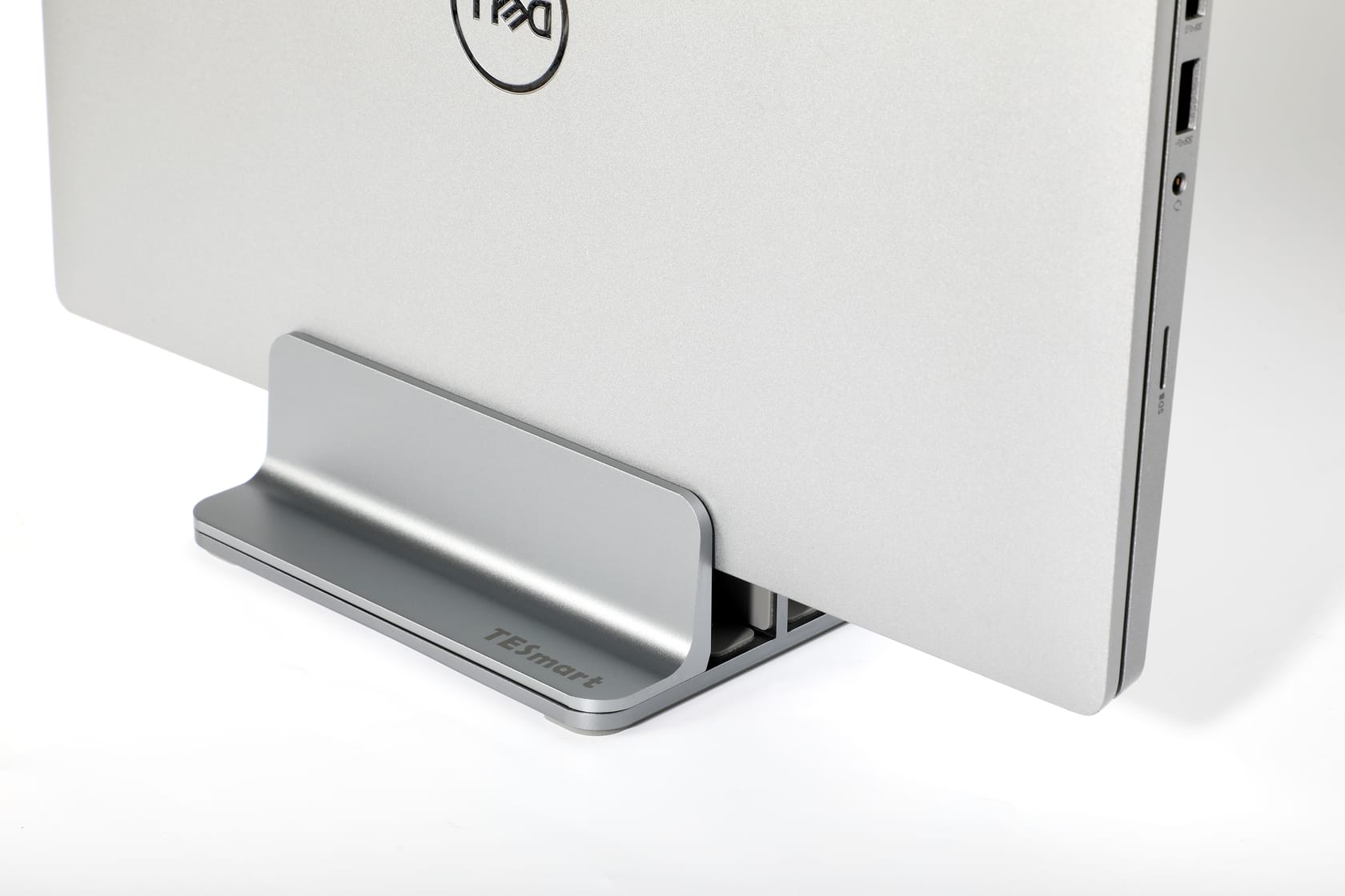 TESmart TEG02 Aluminum &amp; Silicone Laptop Stand - 11x13.5x4.5cm Compact Foldable Notebook Riser Aluminum &amp; Silicone Laptop Stand - 11x13.5x4.5cm Compact Foldable Notebook Riser