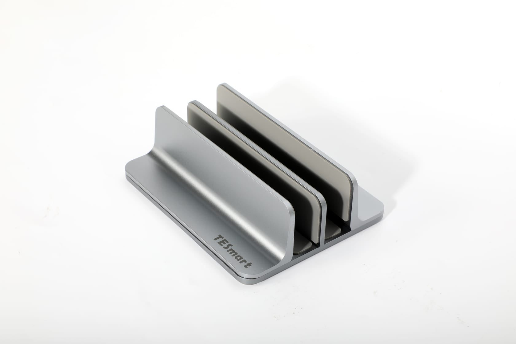 TESmart TEG02 Aluminum &amp; Silicone Laptop Stand - 11x13.5x4.5cm Compact Foldable Notebook Riser Aluminum &amp; Silicone Laptop Stand - 11x13.5x4.5cm Compact Foldable Notebook Riser