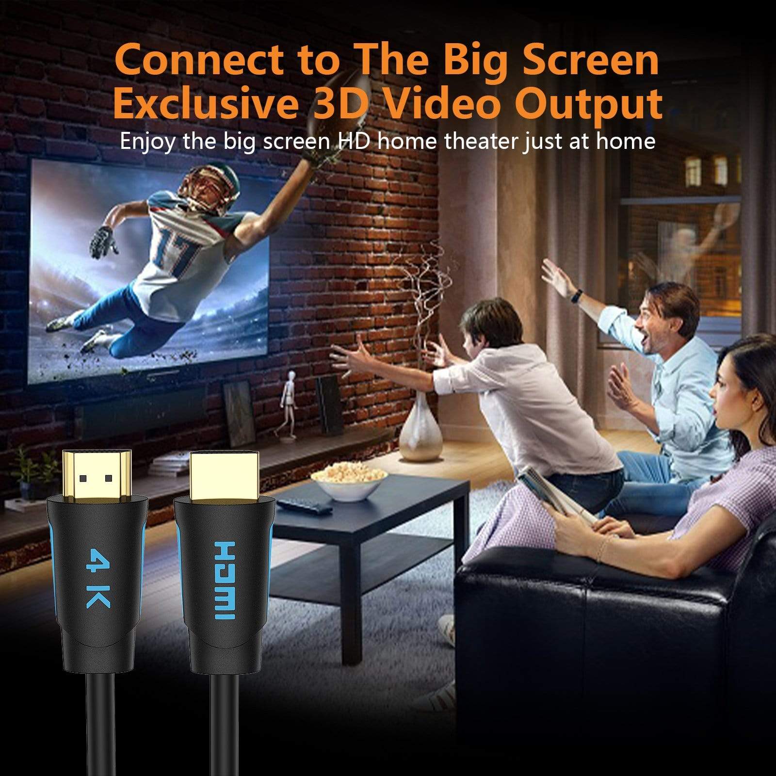 TESmart TESmart Accessoriess 4K HDMI Cable 5ft 18Gbps Supports 3D 4K@60Hz True HD Dolby 7.1 ARC HDCP 2.2 4K HDMI Cable Ultra HD 18Gbps 3D Dolby 7.1 ARC HDCP 2.2-TESmart